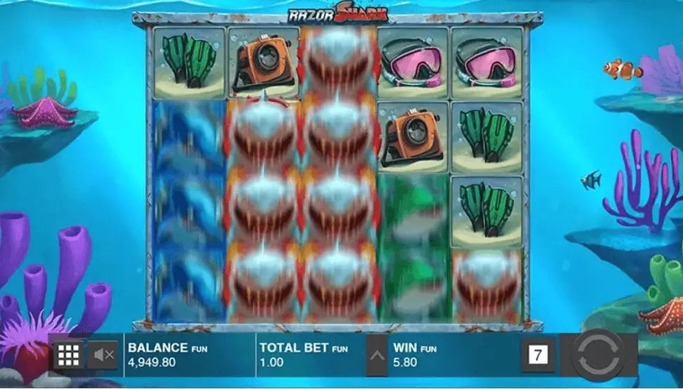 Razor Shark game banner