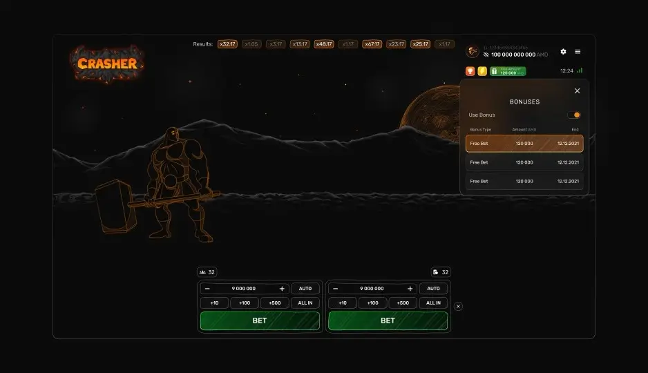 Crasher Game Screenshot