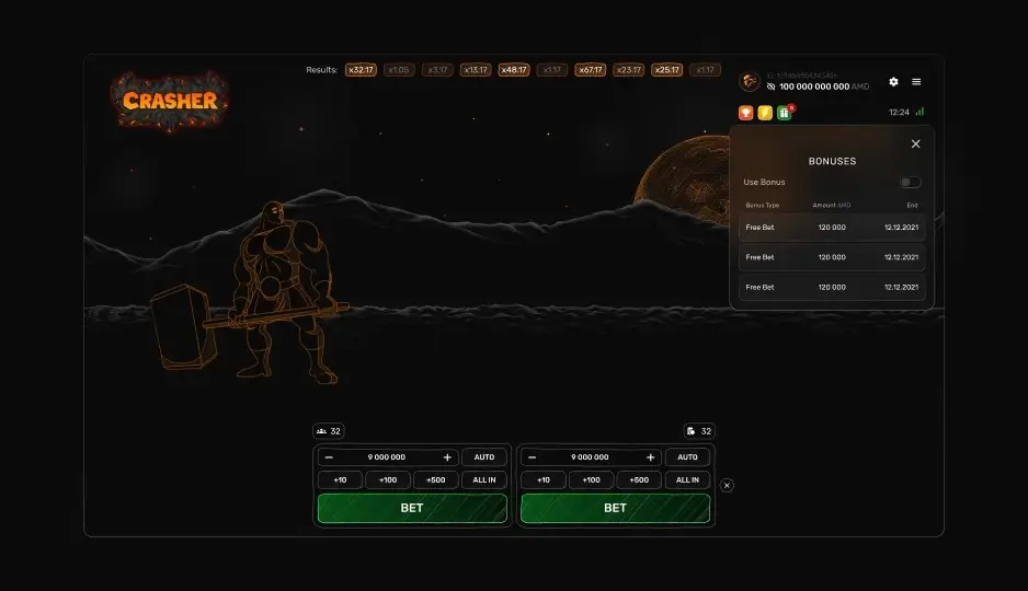 Crasher Game Screenshot