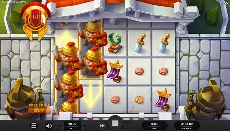 Marching Legions game screenshot