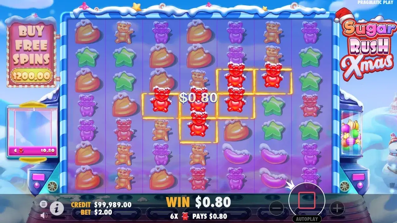 Sugar Rush Xmas Game Screenshot