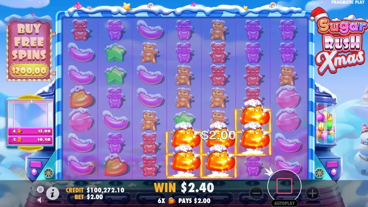 Sugar Rush Xmas Game Screenshot