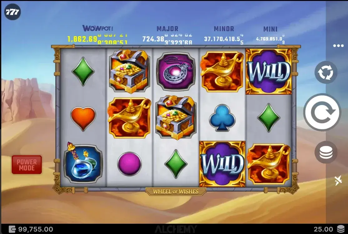 Wheel of Wishes Game Screenshot