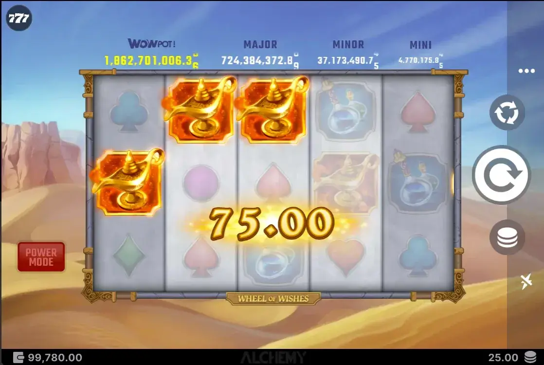 Wheel of Wishes Game Screenshot