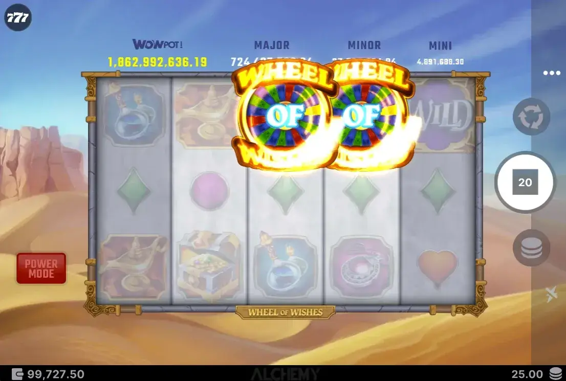 Wheel of Wishes Game Screenshot