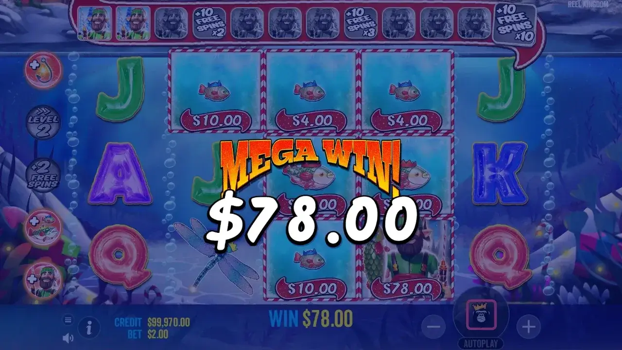 Big Bass Christmas Bash Screenshot