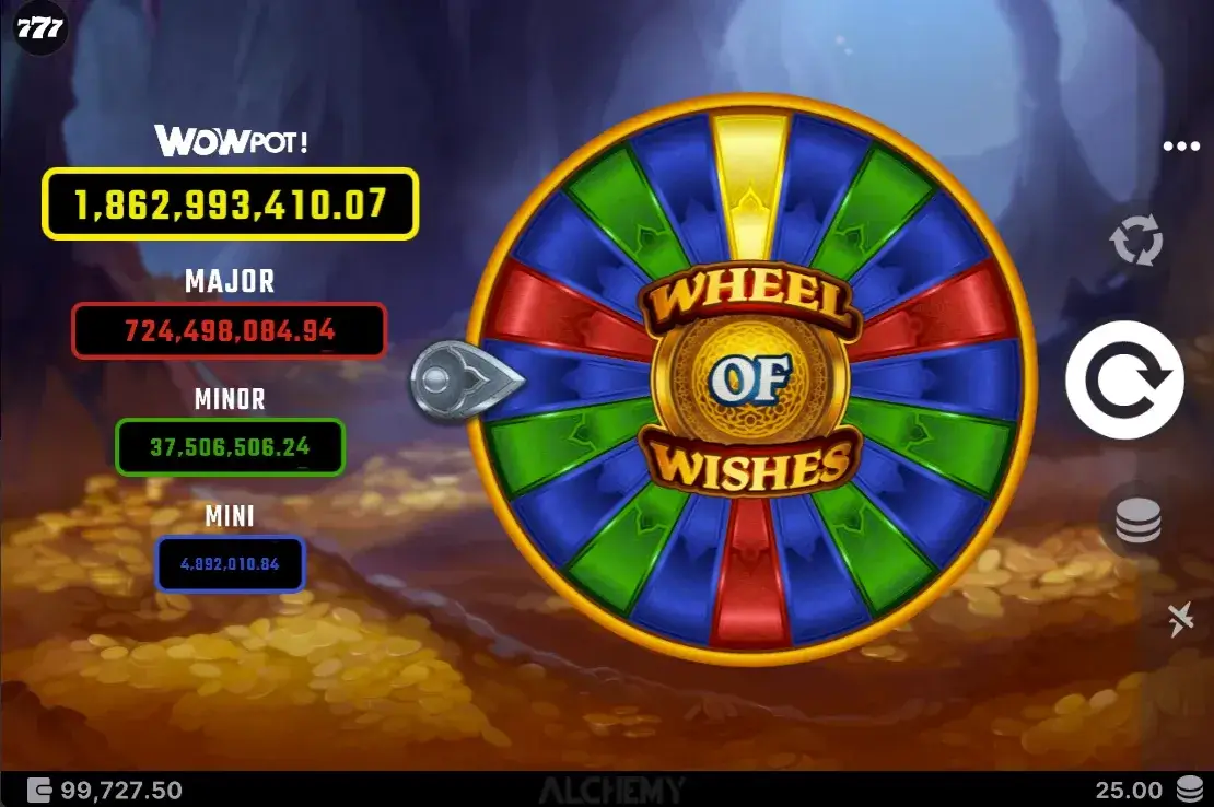Wheel of Wishes Game Screenshot