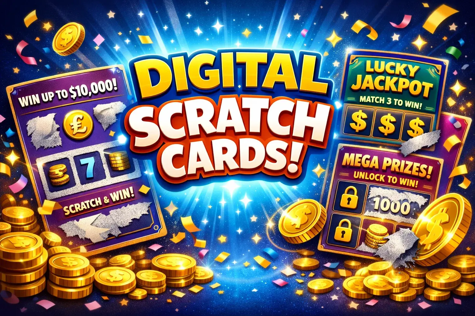 Digital Scratch Cards Banner