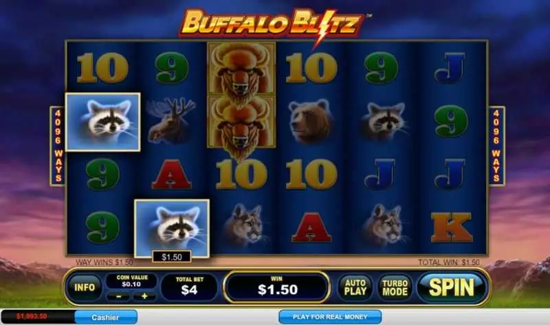 Buffalo Blitz Game Screenshot