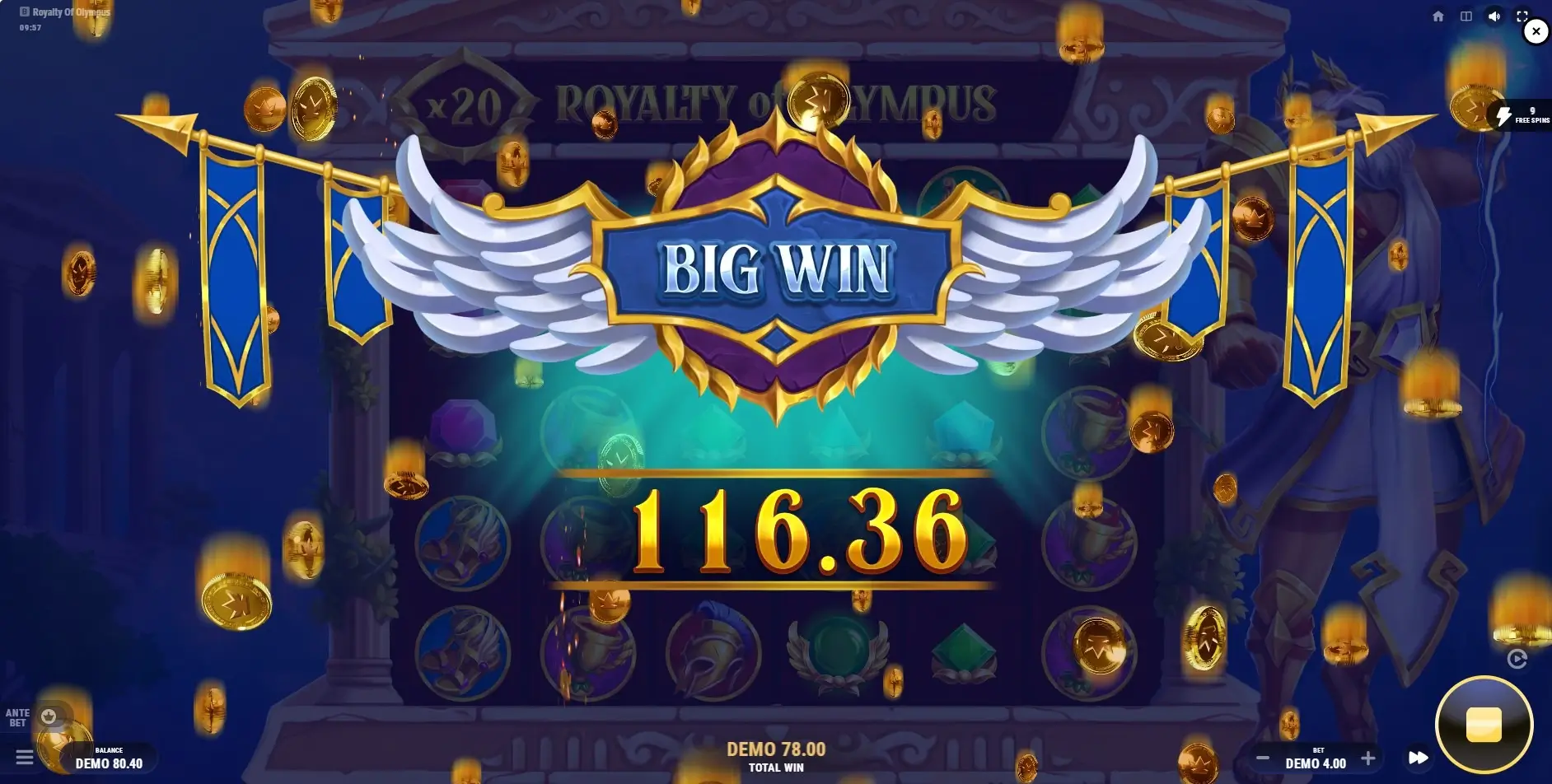 Royalty of Olympus Game Screenshot