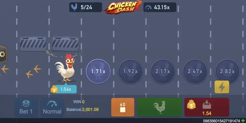 Chicken Dash Game Screenshot