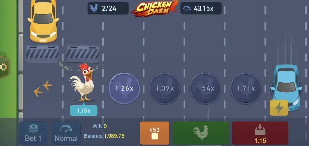 Chicken Dash Game Screenshot