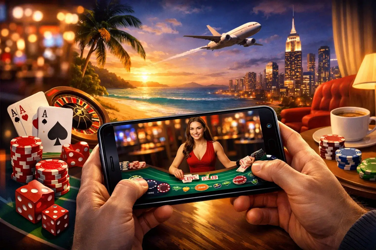 Live Casino Mobile Banner