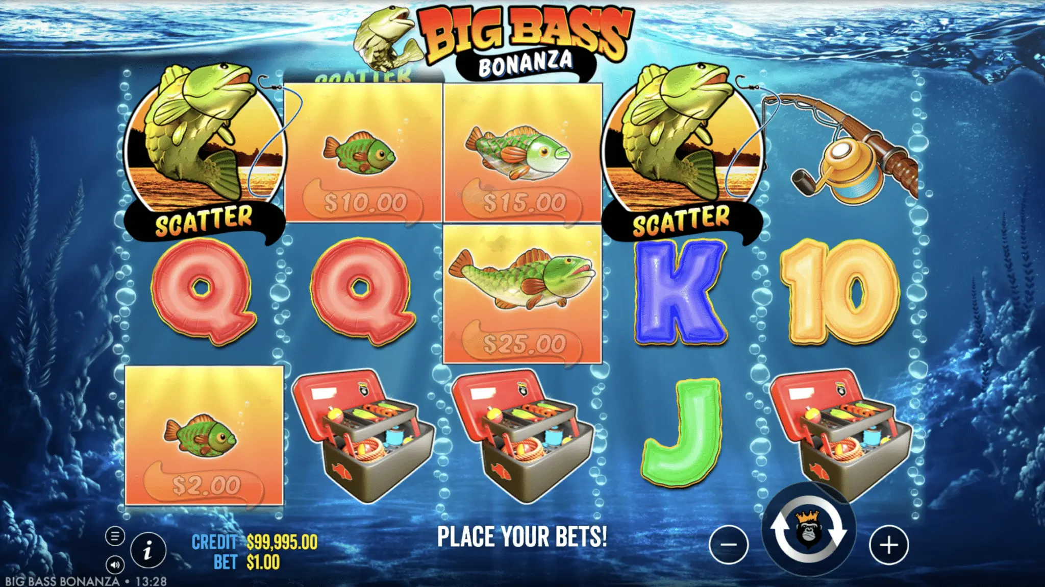 Big Bass Bonanza Game Screenshot