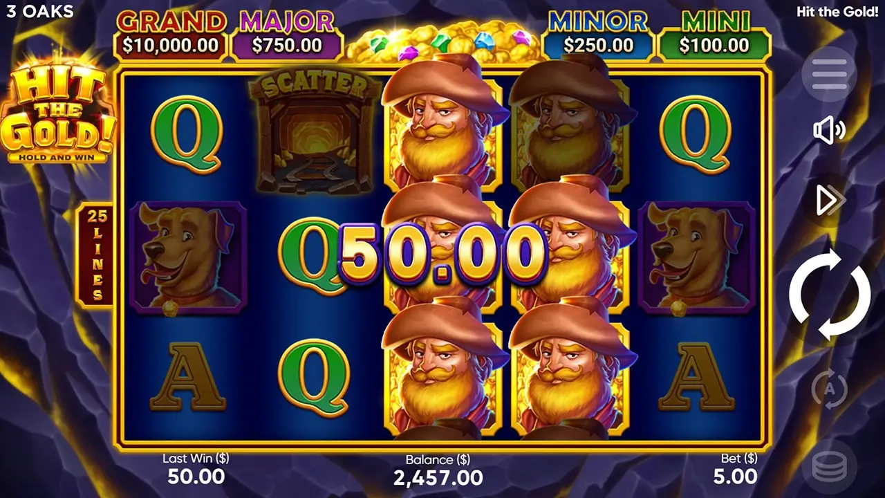 Hit The Gold Game Screenshot