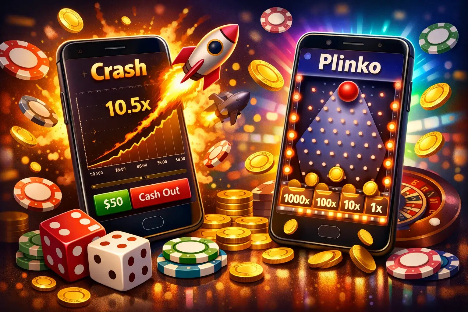 Mobile Instant Games: Why Crash and Plinko Dominate Smartphone Casinos