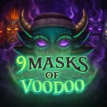9 masks of woodoo game banner
