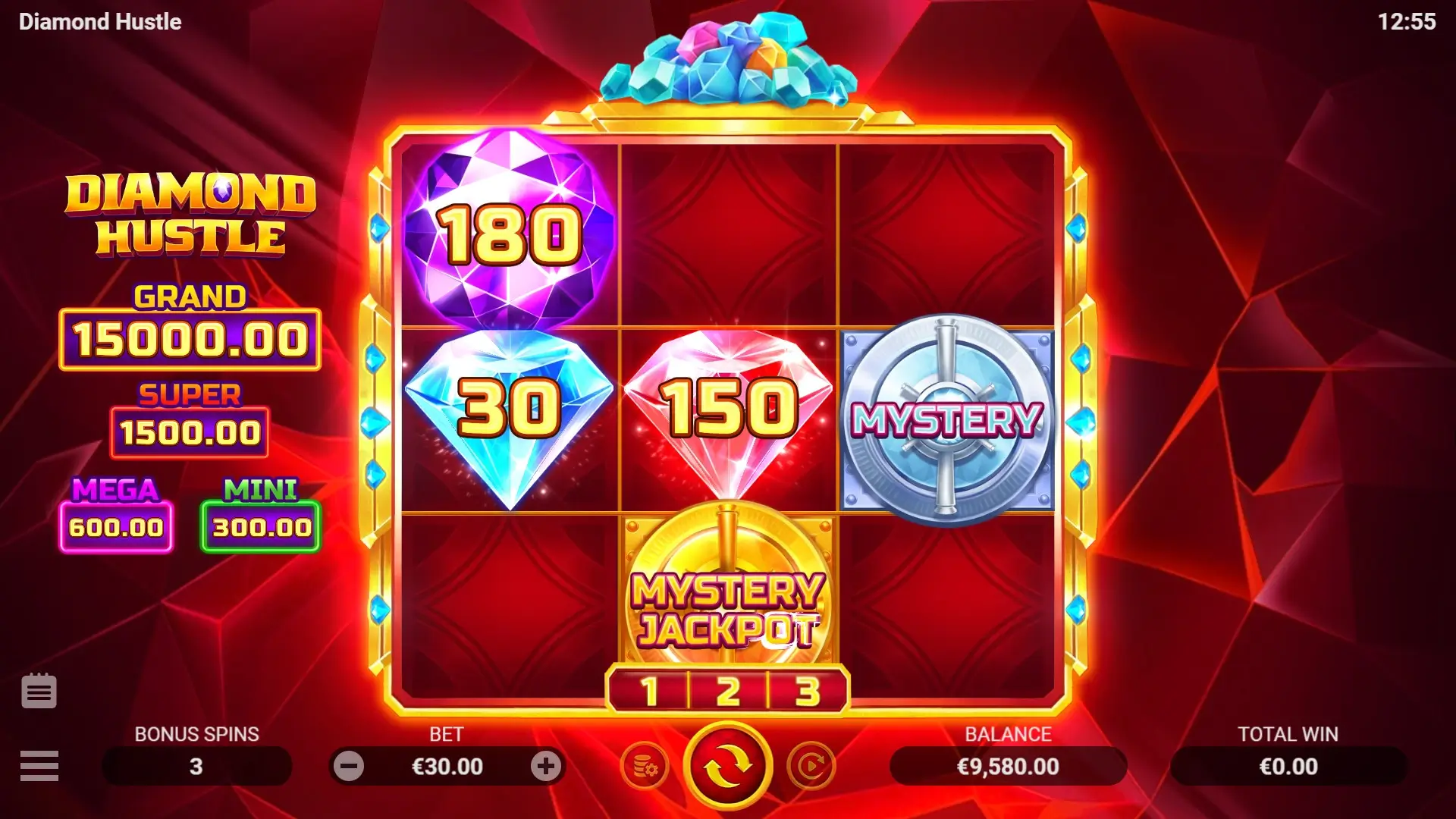 Diamond Hustle Game Screenshot