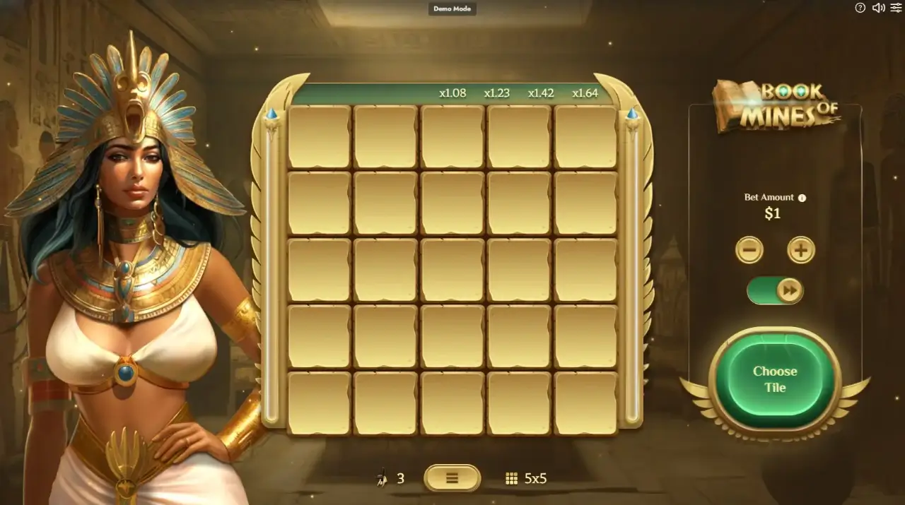 Book of Mines Game Screenshot