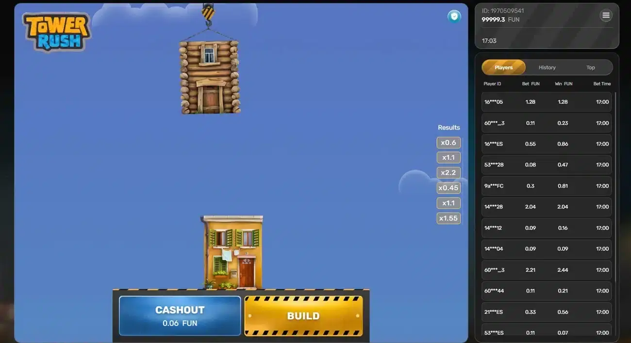 Tower Rush Game Screenshot