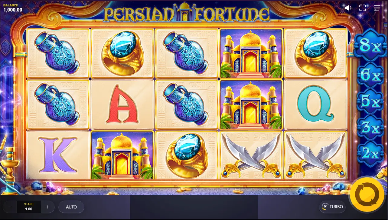 persian fortune game screenshot
