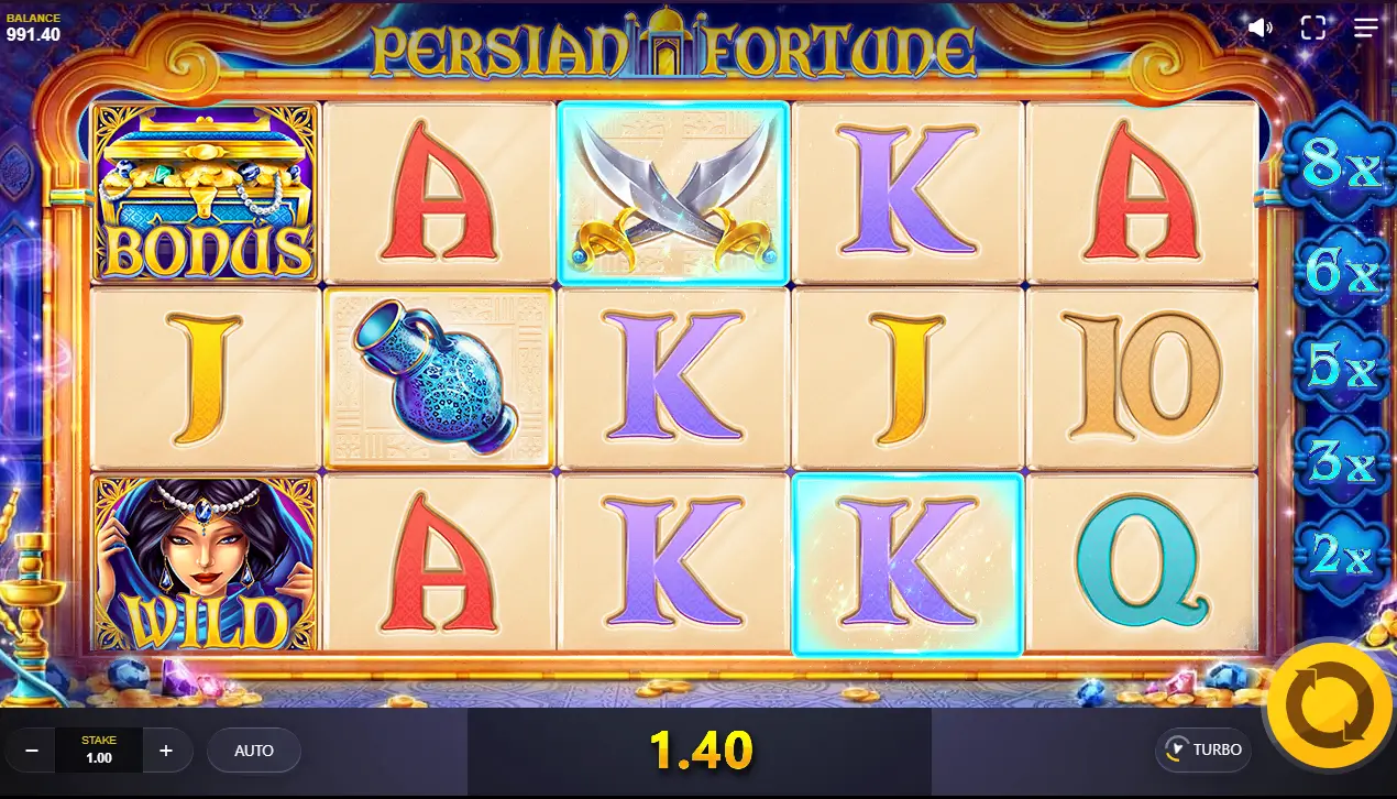 persian fortune game screenshot