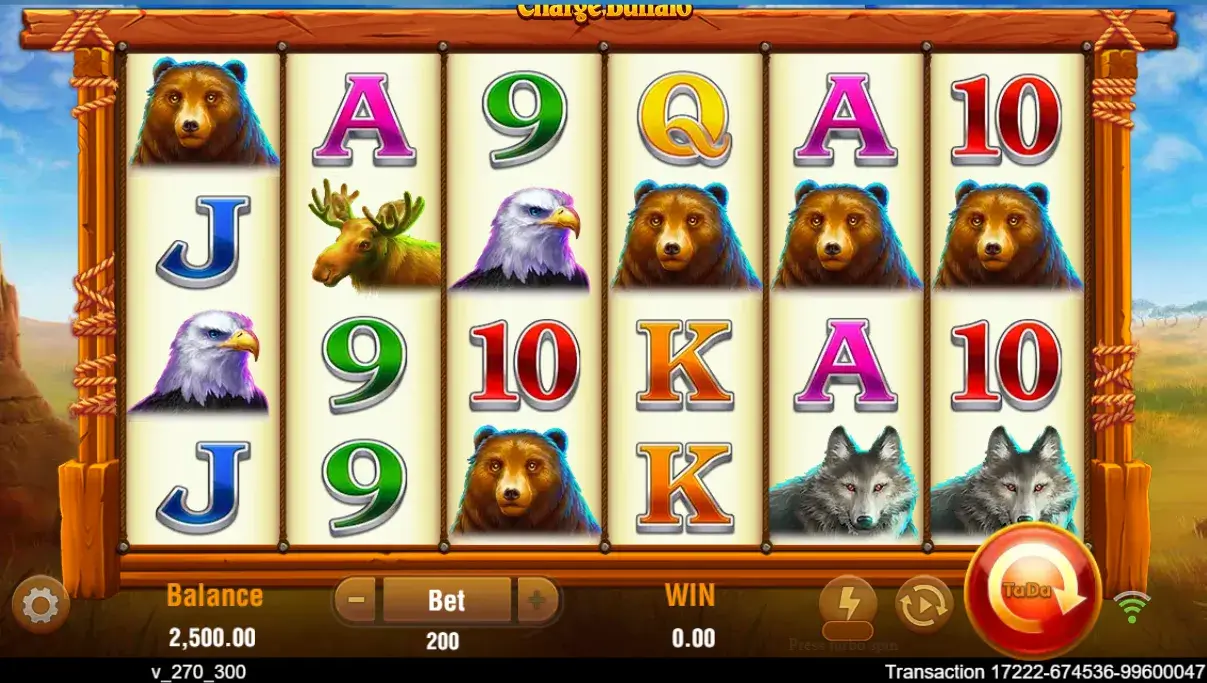 charge buffalo game screenshot