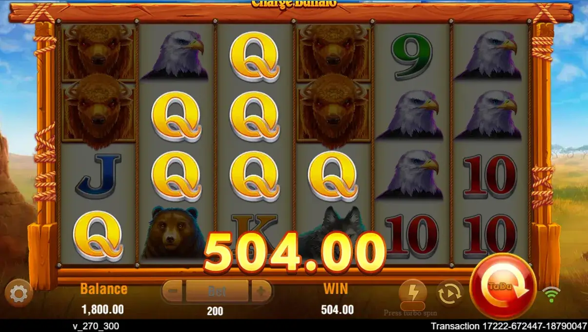 charge buffalo game screenshot