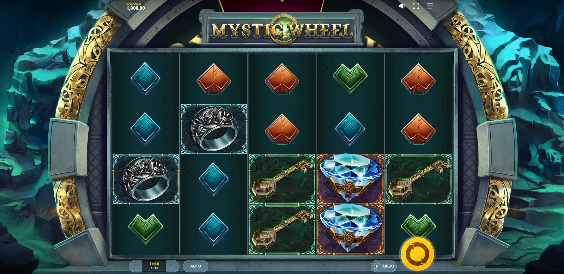 Mystic Wheel game screenshot
