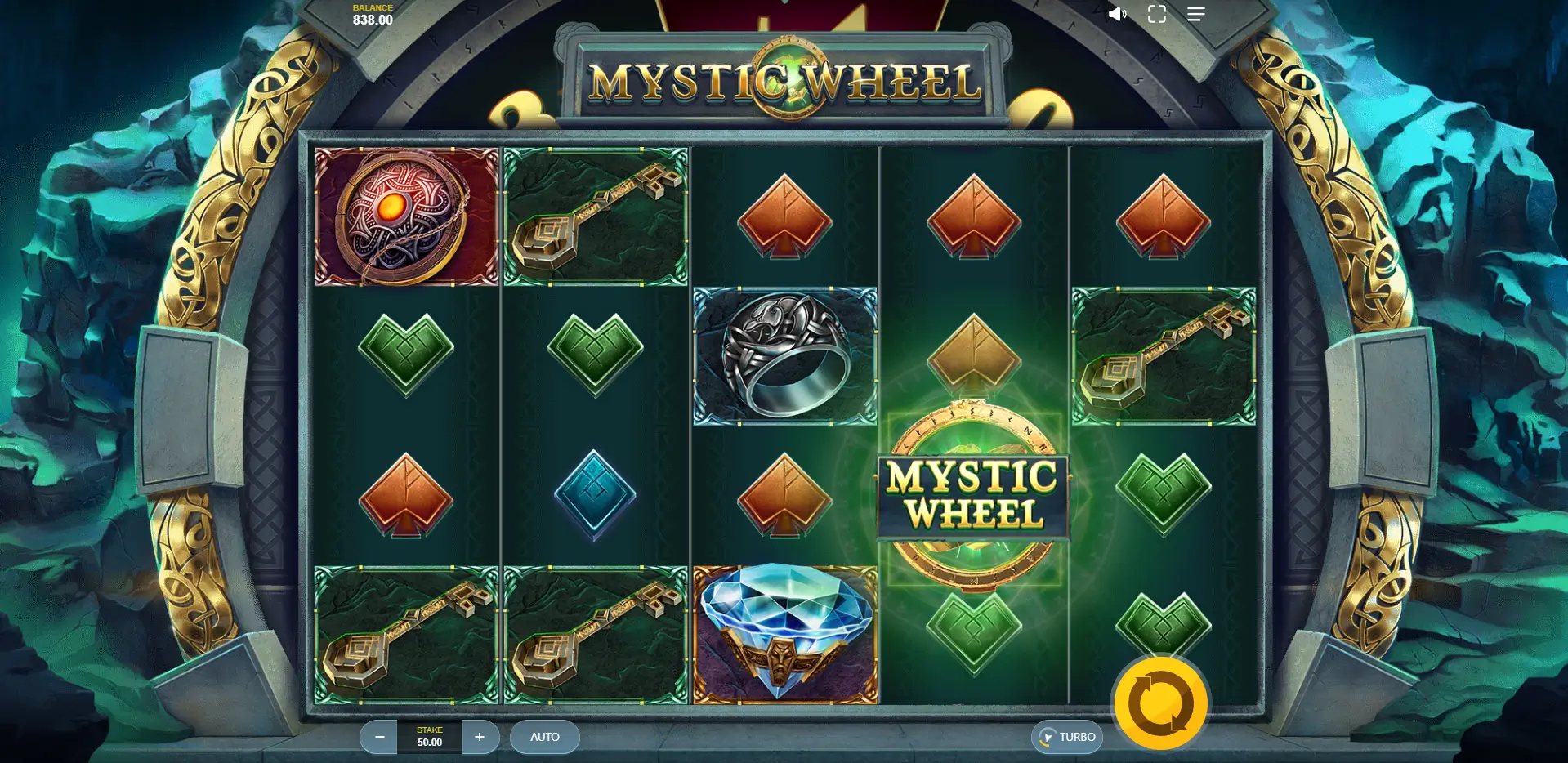 Mystic Wheel game screenshot