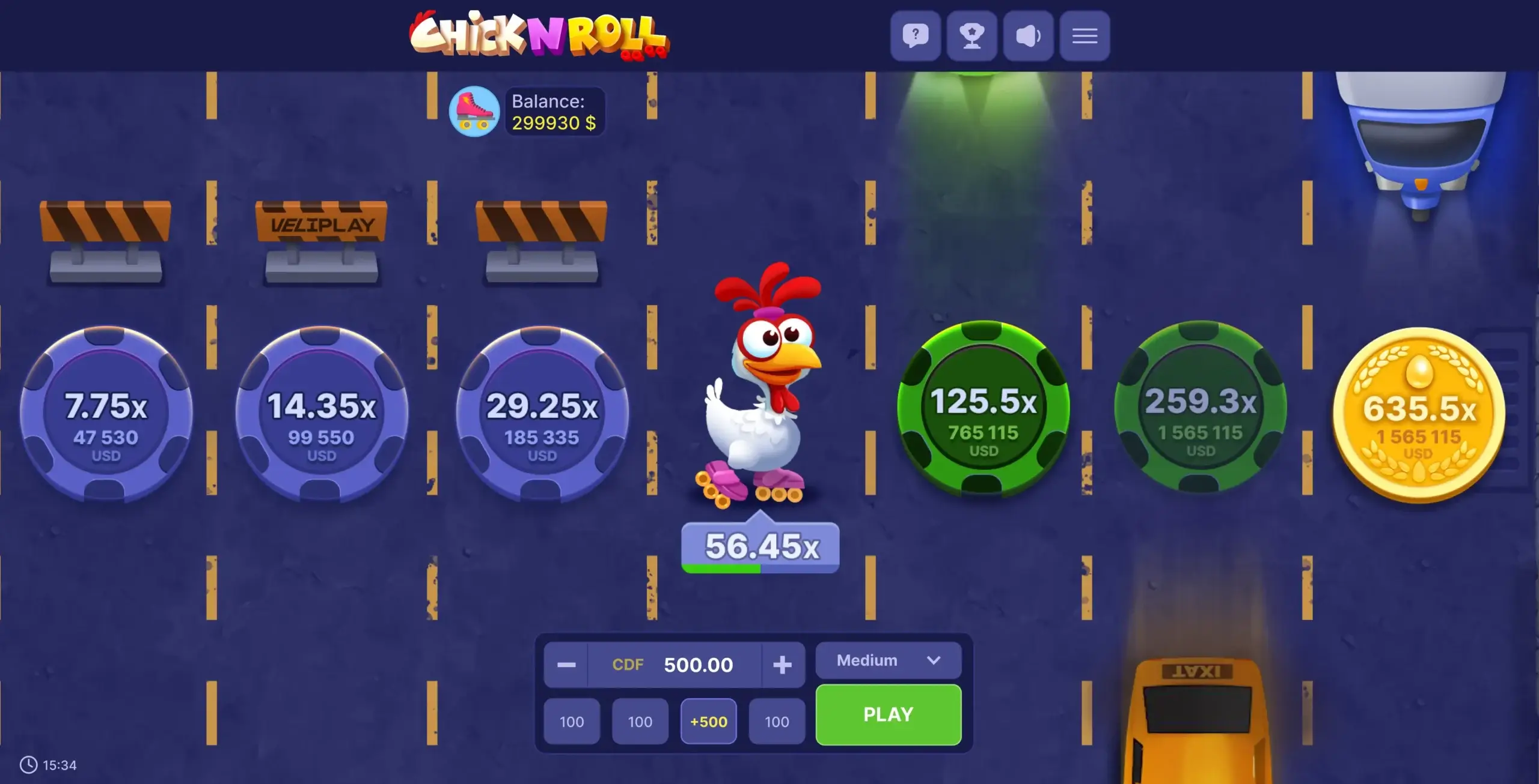 Chick'n'Roll Game screenshot