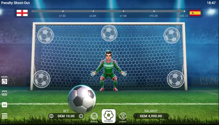 Penalty Shoot-Out Game Screnshot