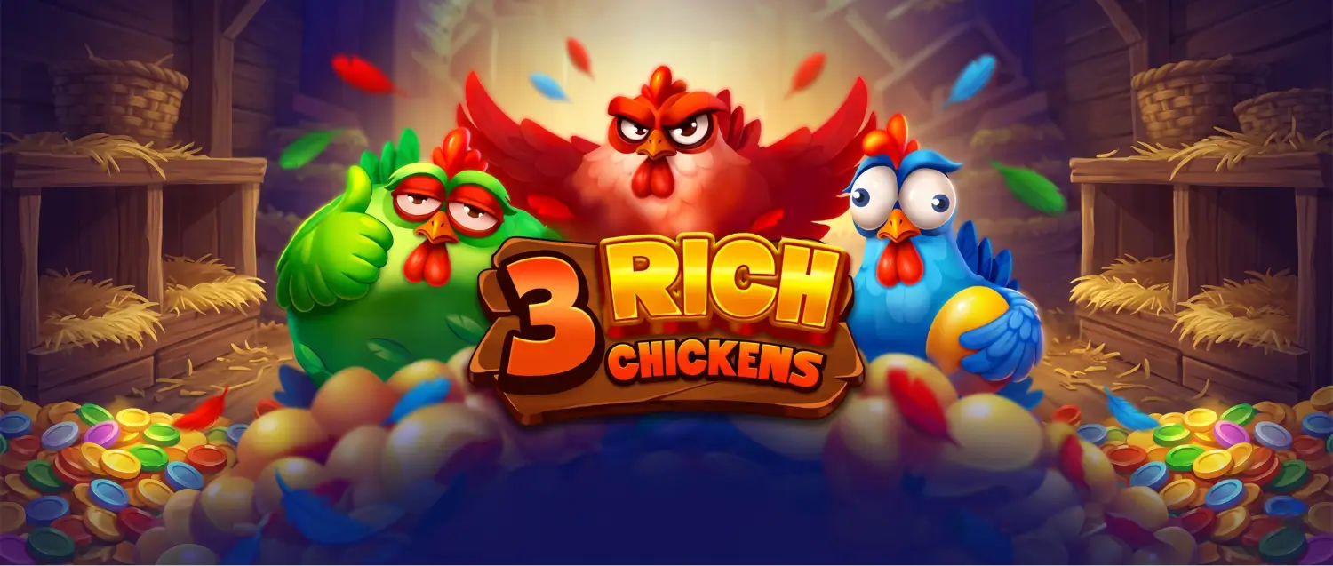 3 Rich Chickens by Onlyplay Game Banner